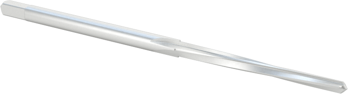 Konik Pimli Delikler için Kare Şaftlı Rayba, Spiral Yiv, 0,0666“ x 0,0497” Rayba Çapı