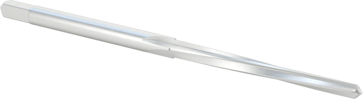 Konik Pimli Delikler için Kare Şaftlı Rayba, Spiral Yiv, 0,0806 inç x 0,0611 inç Rayba Çapı