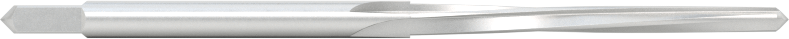 Konik Pimli Delikler için Kare Şaftlı Rayba, Spiral Yiv, 0,0806 inç x 0,0611 inç Rayba Çapı