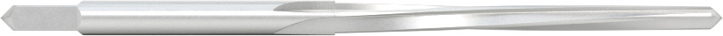Konik Pimli Delikler için Kare Şaftlı Rayba, Spiral Yiv, 0,0966“ x 0,0719” Rayba Çapı