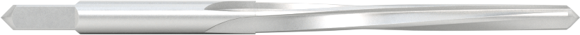 Konik Pimli Delikler için Kare Şaftlı Rayba, Spiral Yiv, 0,1302“ x 0,1029” Rayba Çapı