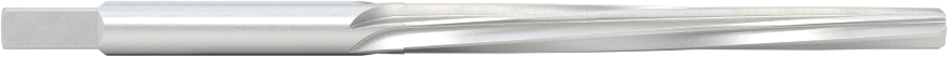 Konik Pimli Delikler için Kare Şaftlı Rayba, Spiral Yiv, 0,1638 inç x 0,1287 inç Rayba Çapı
