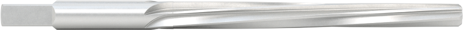 Konik Pimli Delikler için Kare Şaftlı Rayba, Spiral Yiv, 0,2294“ x 0,1813” Rayba Çapı