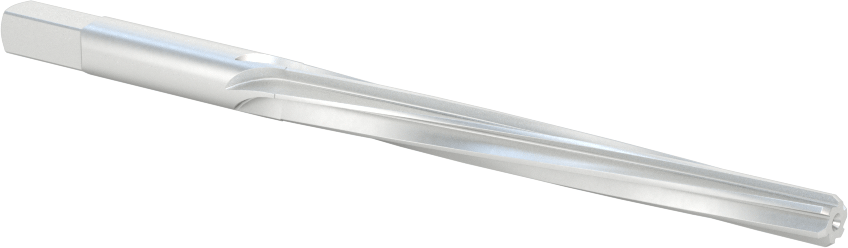 Konik Pimli Delikler için Kare Şaftlı Rayba, Spiral Yiv, 0,2294“ x 0,1813” Rayba Çapı