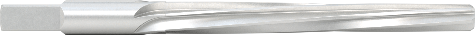 Konik Pimli Delikler için Kare Şaftlı Rayba, Spiral Yiv, 0,2994“ x 0,2409” Rayba Çapı