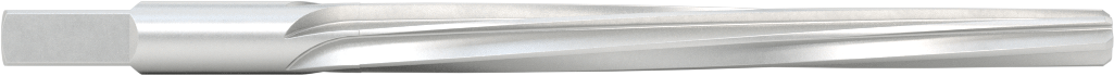 Konik Pimli Delikler için Kare Şaftlı Rayba, Spiral Yiv, 0,3540“ x 0,2773” Rayba Çapı