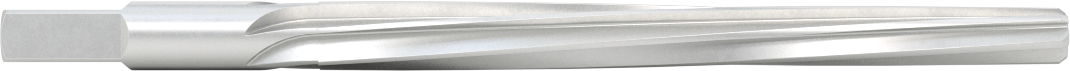 Konik Pimli Delikler için Kare Şaftlı Rayba, Spiral Yiv, 0,4220 inç x 0,3297 inç Rayba Çapı