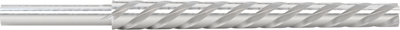 Konik Pimli Delikler için Yuvarlak Şaftlı Rayba, Heliks Oluk, 1,0500“ x 0,8420” Rayba Çapı