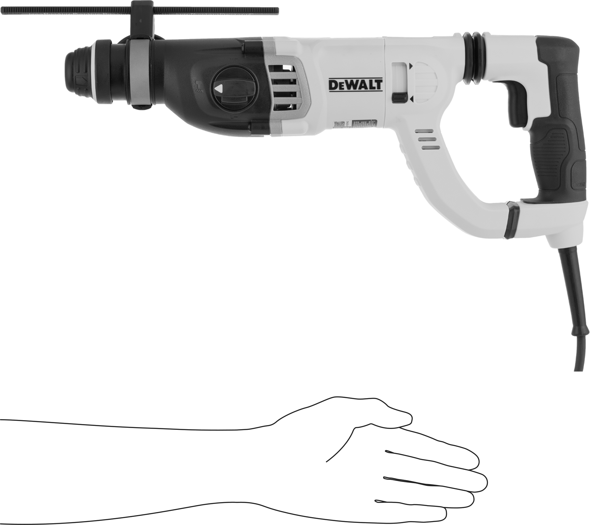 DeWalt Elektrikli Döner Çekiç, Model Numarası D25263K