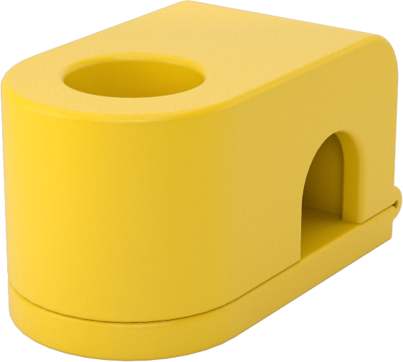 Poliamid Yönlendirme Kelepçesi, 1/4" ve 6 mm İç Çap