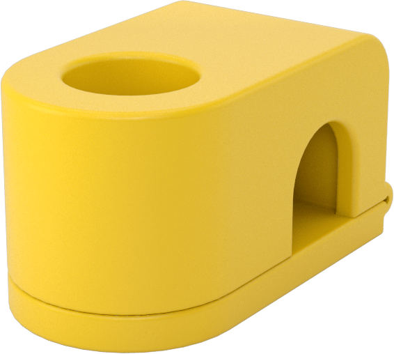 Poliamid Yönlendirme Kelepçesi, 1/4" ve 6,4 mm İç Çap
