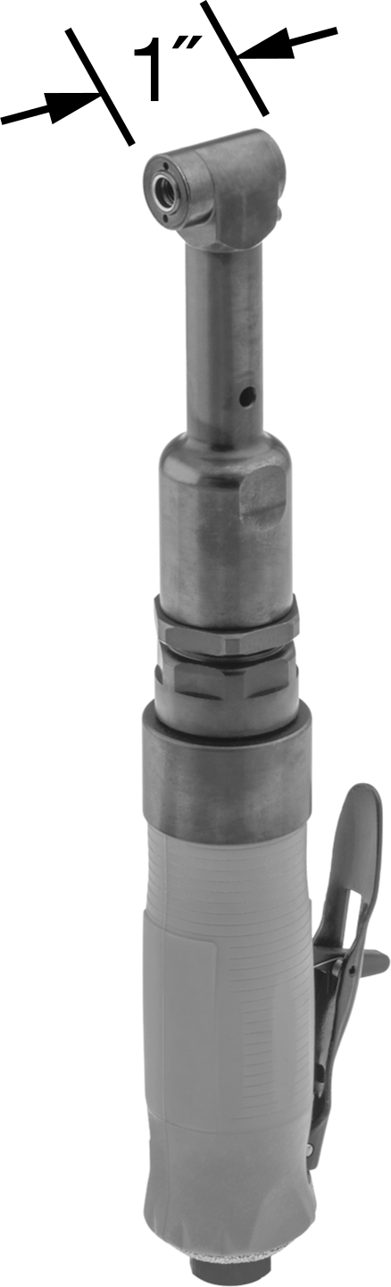 Ağır Hizmet Tipi Pnömatik Matkap, 1/4"-28 Dişli Matkap Ucu Şaftı için, 2400 rpm Boşta