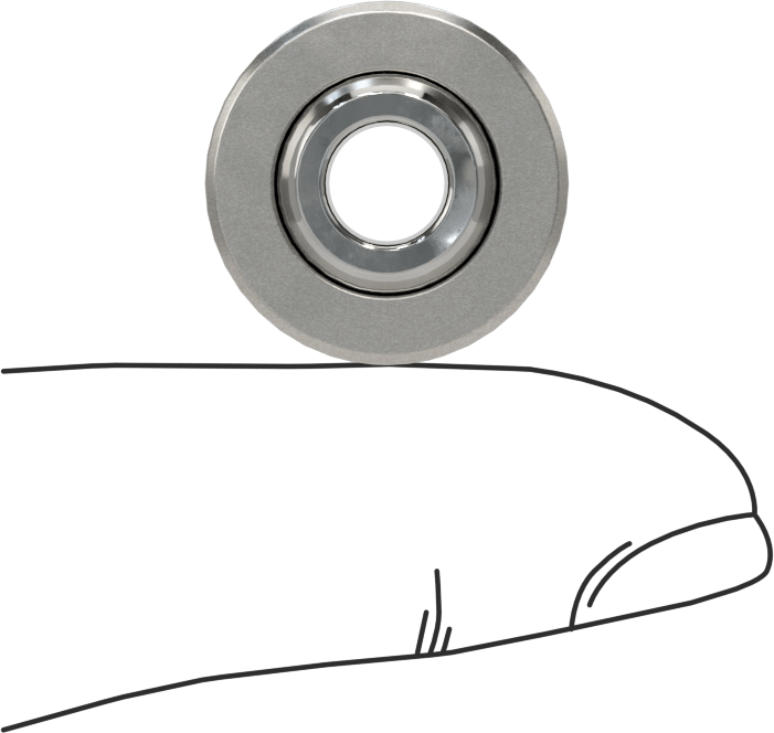 Döner Eklem, Açık, 6 mm ID, 18 mm OD