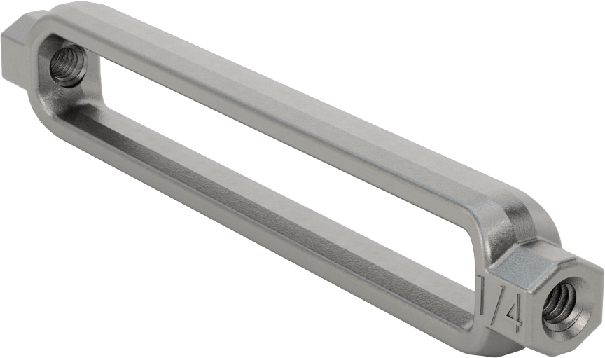 Çelik Gerdirme - Kaldırma Amaçlı Değildir, Sadece Gövde, 1/4"-20 Diş Boyutu, 4" Maksimum Ayar