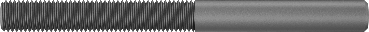 Çelik Gerdirme - Kaldırma Amaçlı Değildir, Sadece Dişsiz Uç, 3/4"-10 Sağ Dişli, 4-1/2" Diş Uzunluğu