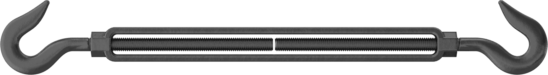 Dövme Galvanizli Çelik Gerdirme - Kaldırma Amaçlı Değildir, Kancadan Kancaya, 1500 lbs. Kapasite, 20-1/4" Geri Çekilmiş Uzunluk
