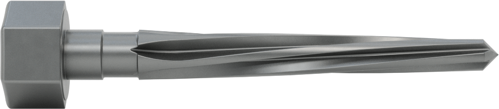 Delik Hizalama için Altıgen Şaftlı Rayba, 4 inç Uzunluklu Spiral Yiv, 0,5625“ x 0,3438” Rayba Çapı