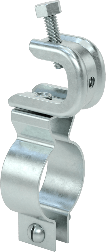 Kolay Konumlandırma Kiriş Kelepçesi, Boru için, Boru ve Kanal, Alttan Montaj, 1-1/2" dış çap için