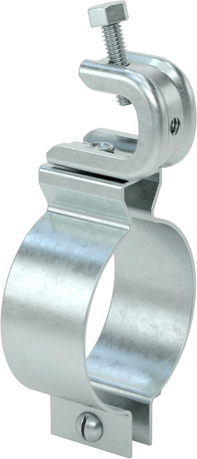 Kolay Konumlandırma Kiriş Kelepçesi, Boru için, Boru ve Kanal, Alttan Montaj, 2-1/4"-2-3/8" OD