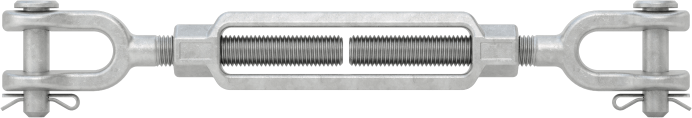 Dövme Galvanizli Çelik Gerdirme - Kaldırma Amaçlı Değildir, Çatal-Çatal, 5200 lb. Kapasite, 16,5" Geri Çekilmiş Uzunluk