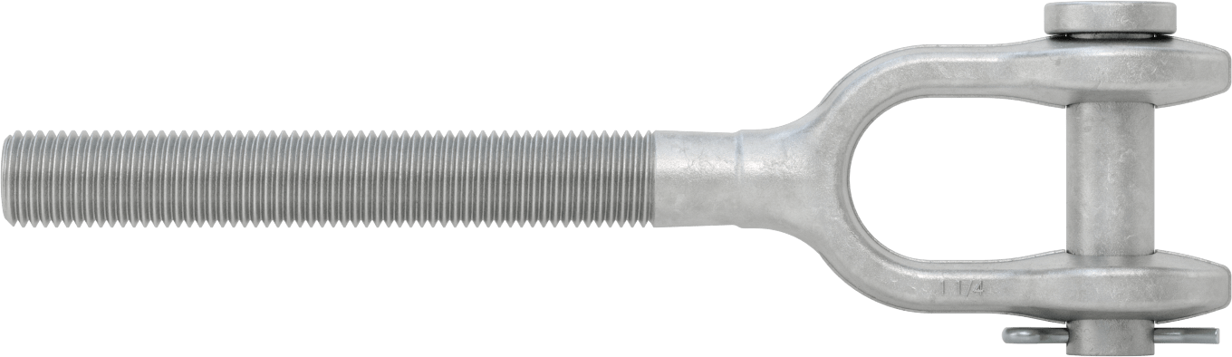 Gerdirme için Çatal Ucu, 8-3/8" Sol Diş Uzunluğu