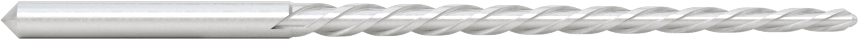 Konik Pimli Delikler için Yuvarlak Şaftlı Rayba, Heliks Oluk, 2,8600 mm x 1,9000 mm Rayba Çapı