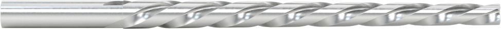 Konik Pimli Delikler için Yuvarlak Şaftlı Rayba, Heliks Oluk, 6,6400 mm x 4,9000 mm Rayba Çapı