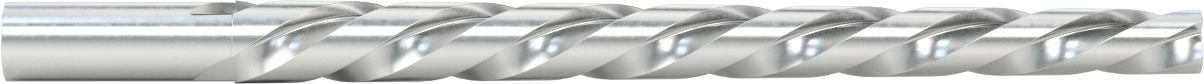 Konik Pimli Delikler için Yuvarlak Şaftlı Rayba, Heliks Oluk, 16,7400 mm x 12,8000 mm Rayba Çapı