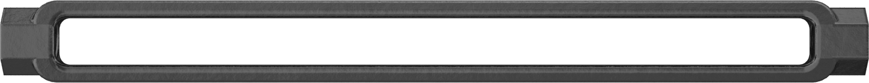 Galvanizli Çelik Gerdirme Somunu, Kaldırma için, Sadece Gövde, 1-1/4"-7 Diş Boyutu, 24" Maksimum Ayarlanabilir