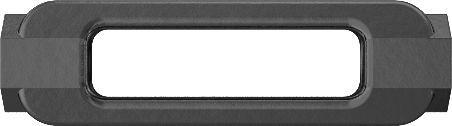 Galvanizli Çelik Gerdirme Somunu, Kaldırma Amaçlı Değildir, Sadece Gövde, 1-1/4"-7 Diş, 6" Maksimum Ayarlanabilir