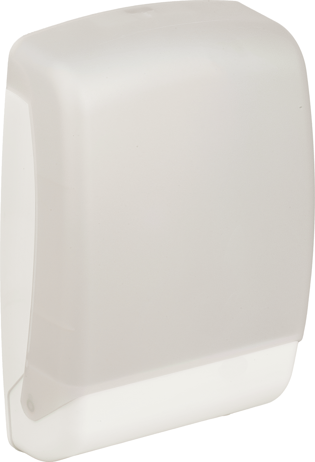 Çok Katlı Kağıt Havlular için Dağıtıcı, 16" Yükseklik, 11" Genişlik, 4-1/2" Derinlik, Beyaz Plastik