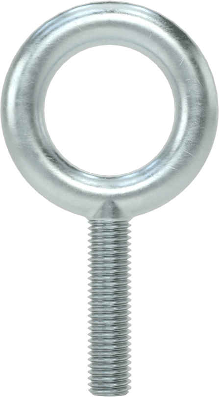 Omuzsuz Çelik Halka Cıvata - Kaldırma için, 1/4"-28 Diş Boyutu, 1" Diş Uzunluğu