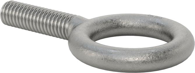 Omuzsuz Çelik Halka Cıvata - Kaldırma için, 3/8"-16 Diş Boyutu, 1-1/4" Diş Uzunluğu