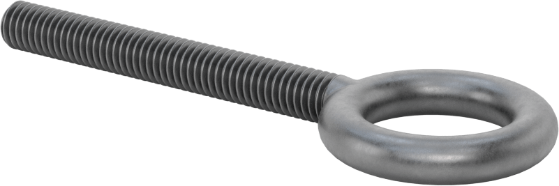 Omuzsuz Çelik Halka Cıvata - Kaldırma için, 3/8"-16 Diş Boyutu, 3" Diş Uzunluğu