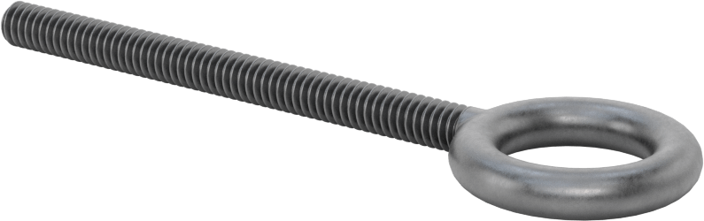 Omuzsuz Çelik Halka Cıvata - Kaldırma için, 1/4"-20 Diş Boyutu, 3" Diş Uzunluğu
