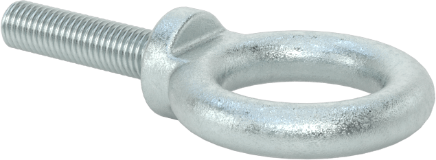Omuzlu Çelik Halka Cıvata - Kaldırma için, Çinko Kaplamalı, 1/4"-28 Diş Boyutu, 1" Diş Uzunluğu