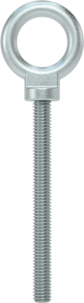 Omuzlu Çelik Halka Cıvata - Kaldırma için, Çinko Kaplamalı, 3/8"-16 Diş Boyutu, 4" Diş Uzunluğu