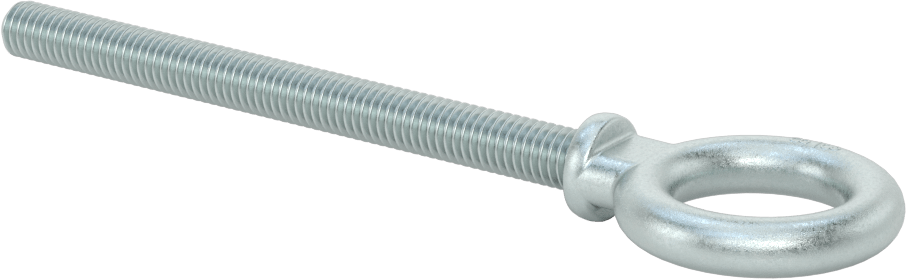 Omuzlu Çelik Halka Cıvata - Kaldırma için, Çinko Kaplamalı, 3/8"-16 Diş Boyutu, 4-1/2" Diş Uzunluğu