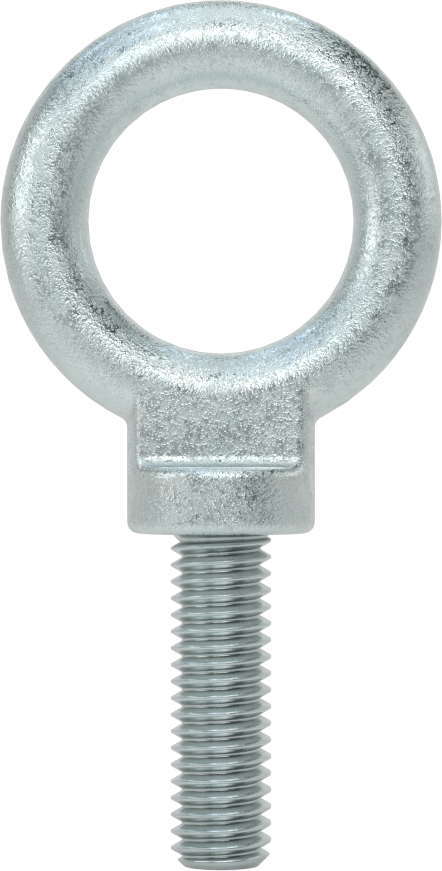 Omuzlu Çelik Halka Cıvata - Kaldırma için, Çinko Kaplamalı, 3/8"-16 Diş Boyutu, 1-1/4" Diş Uzunluğu