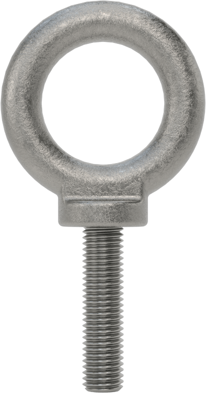 Omuzlu Çelik Halka Cıvata - Kaldırma için, 1/4"-28 Diş Boyutu, 1" Diş Uzunluğu