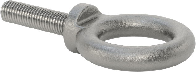 Omuzlu Çelik Halka Cıvata - Kaldırma için, 1/4"-28 Diş Boyutu, 1" Diş Uzunluğu