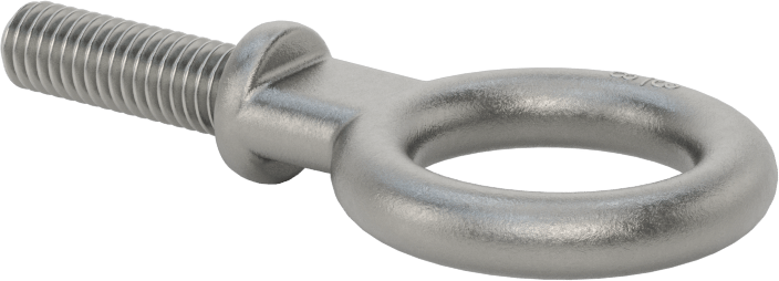 Omuzlu Çelik Halka Cıvata - Kaldırma için, 3/8"-16 Diş Boyutu, 1-1/4" Diş Uzunluğu