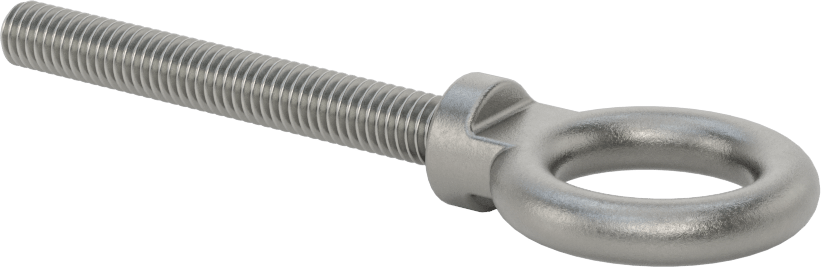 Omuzlu Çelik Halka Cıvata - Kaldırma için, 3/8"-16 Diş Boyutu, 3" Diş Uzunluğu