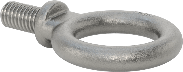 Omuzlu Çelik Halka Cıvata - Kaldırma için, 3/8"-16 Diş Boyutu, 3/4" Diş Uzunluğu