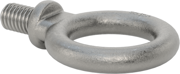 Omuzlu Çelik Halka Cıvata - Kaldırma için, 3/8"-16 Diş Boyutu, 5/8" Diş Uzunluğu