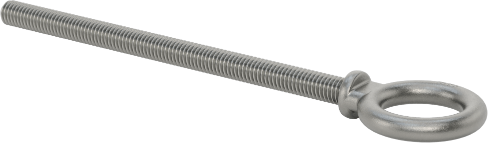 Omuzlu Çelik Halka Cıvata - Kaldırma için, 3/8"-16 Diş Boyutu, 6" Diş Uzunluğu