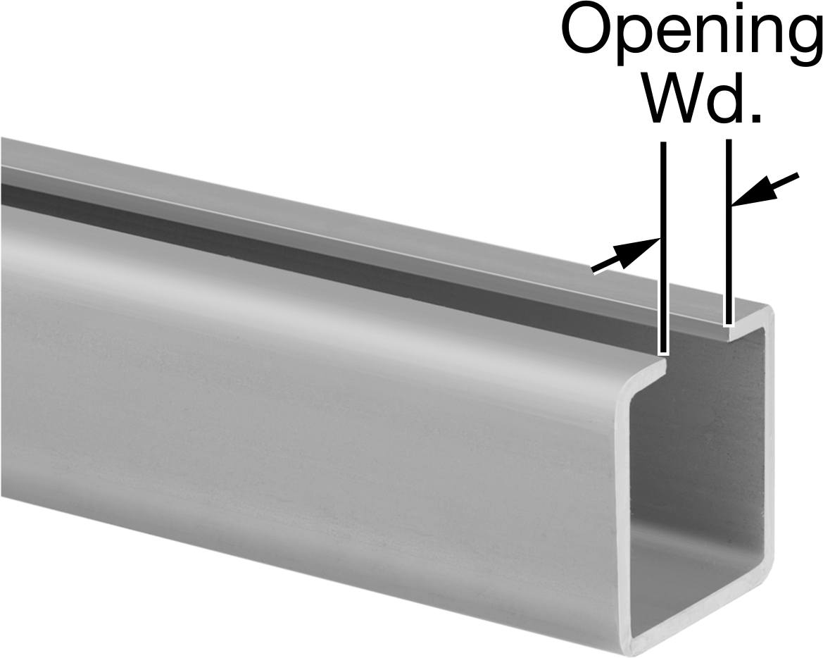 Ray Montajlı Titreşim Sönümleyici Yönlendirme Kelepçesi için 7/8“ Yükseklik x 39-3/8” Uzunluk Çelik Ray