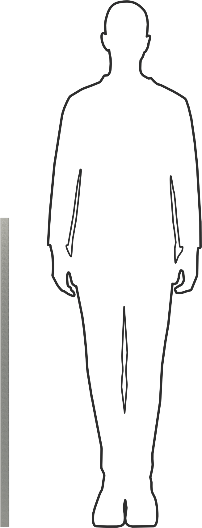 39-3/8“ Uzunluk x 1-1/8” Genişlik x 9/16" Yükseklik Titreşim Sönümlemeli Yönlendirme Kelepçesi için Paslanmaz Çelik Ray