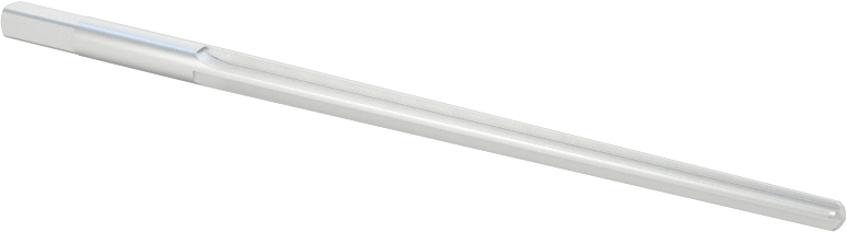 Konik Pimli Delikler için Kare Şaftlı Rayba, Düz Yiv, 2,8600 mm x 1,9000 mm Rayba Çapı