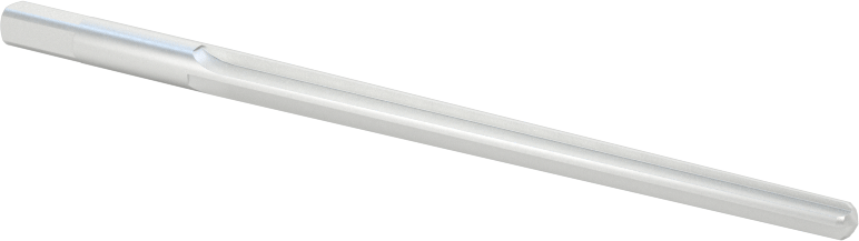 Konik Pimli Delikler için Kare Şaftlı Rayba, Düz Yiv, 3,3600 mm x 2,4000 mm Rayba Çapı